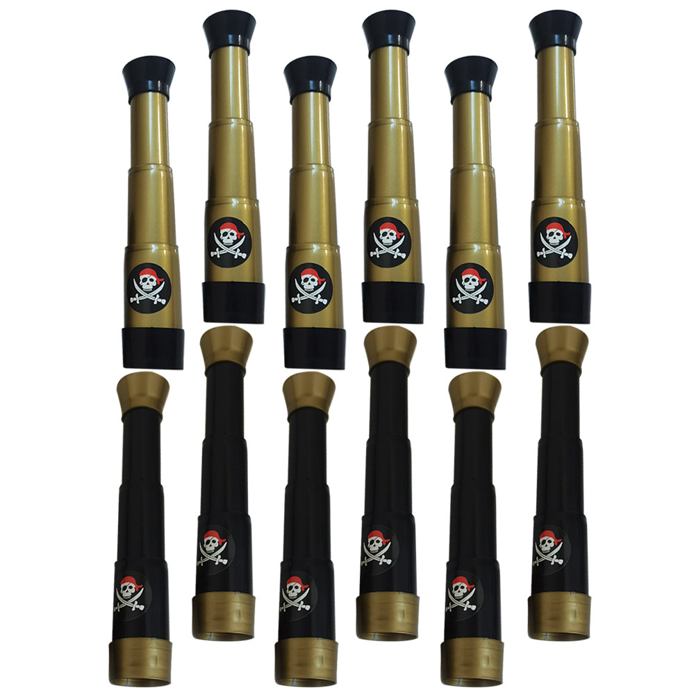 Outdoor Adventure Kids Party - Lot de 12 télescopes pirates pour
