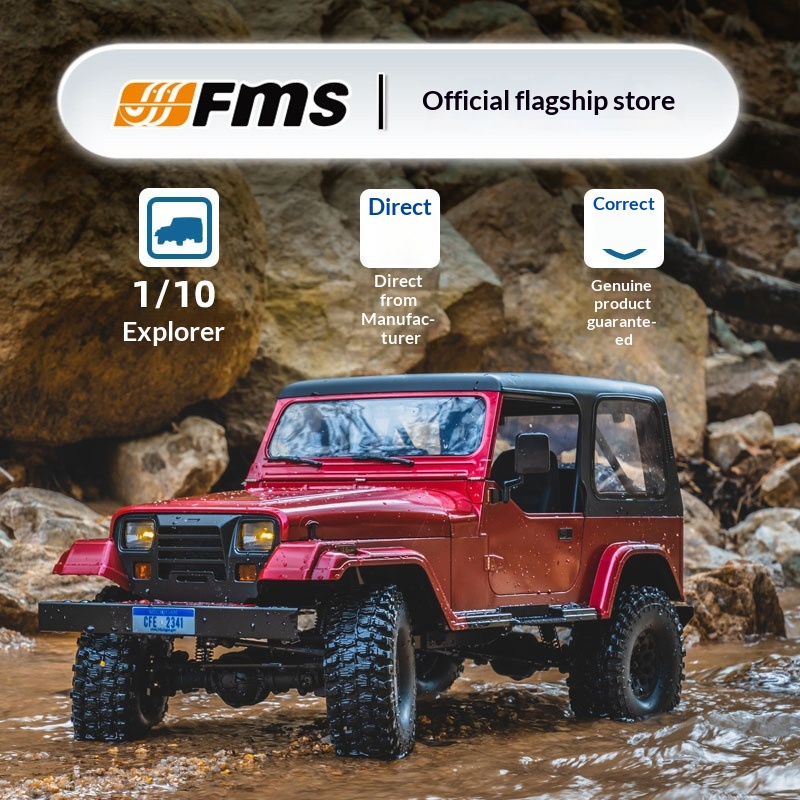 Outdoor Adventure Hobbies - Voiture tout-terrain télécommandée FMS 1/10 Explorer,