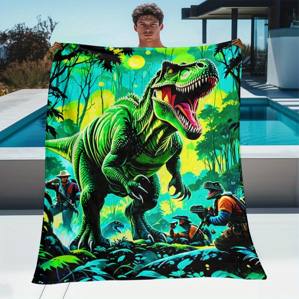 Couverture polaire dinosaure T - Outdoor Adventure Boys avis et prix