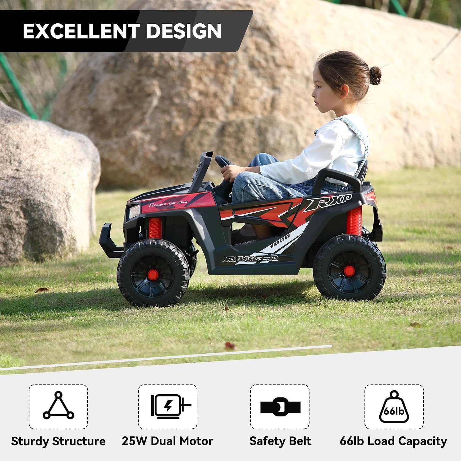 Voiture électrique pour enfant - Outdoor Adventure For Toddlers avis et prix