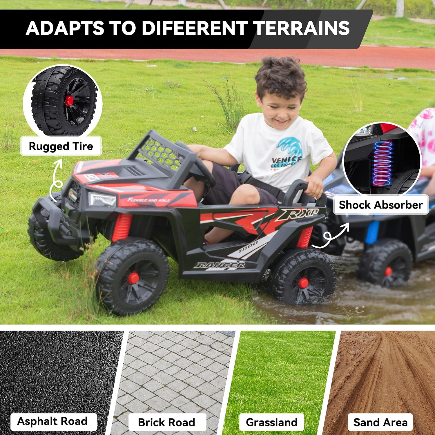 Voiture électrique pour enfant - Outdoor Adventure For Toddlers avis et prix